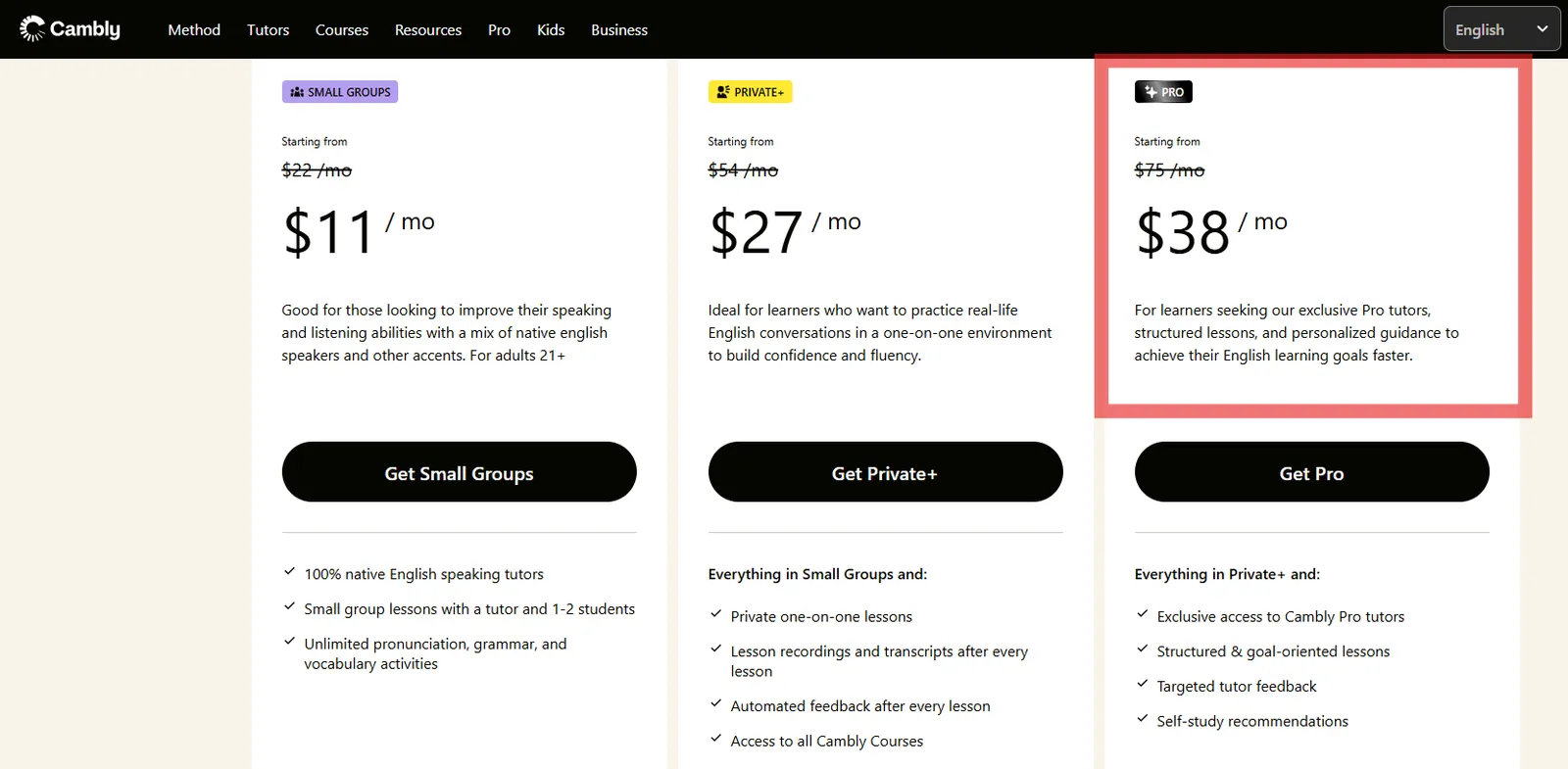 Cambly Flat 50 Percent OFF On Pro Plans.webp
