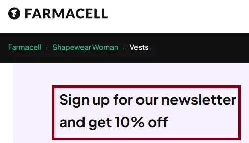 Farmacell 10 OFF Coupon.webp