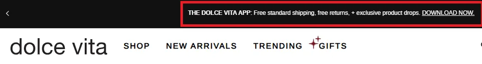 Dolce Vita Mobile App Offer.webp