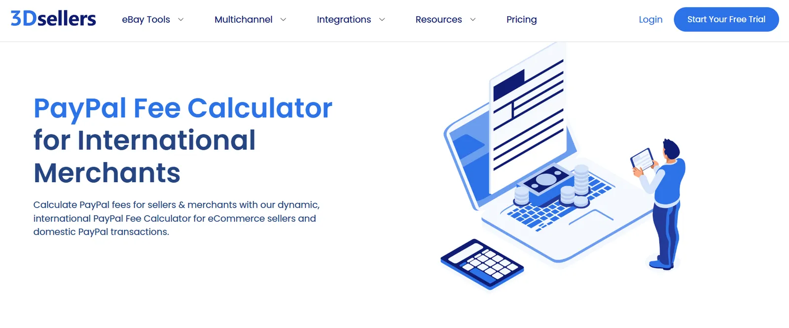 3DSellers Free PayPal Fee Calculator.webp